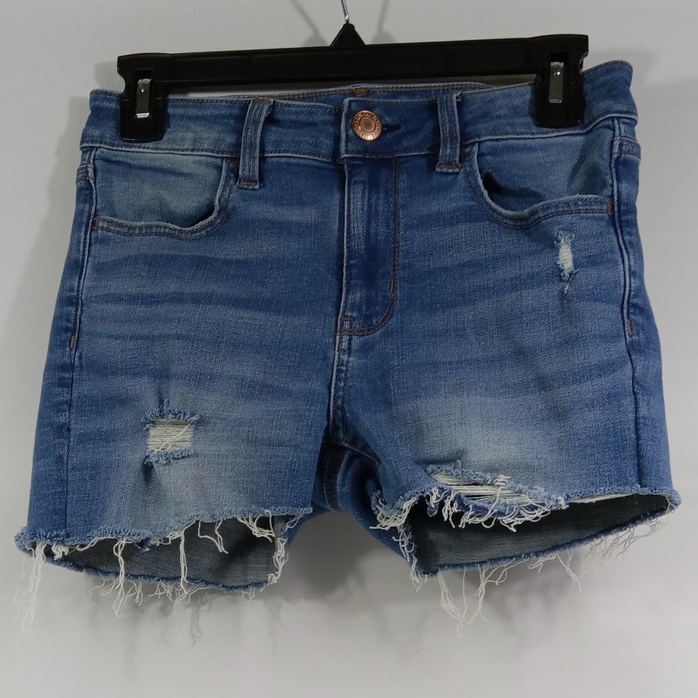 American Eagle Super Stretch Hi-Rise Jegging Shorts Size 4 - Picture 1 of 8